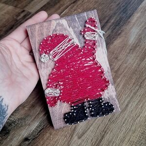 Handmade Santa String/Nail Art